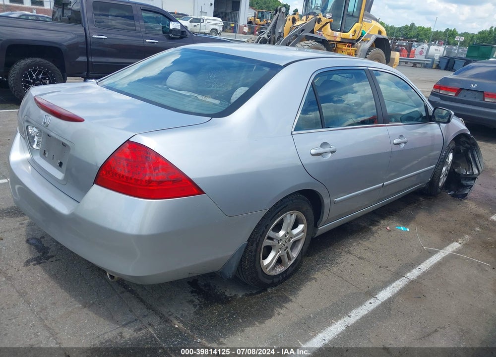 2007 HONDA ACCORD 2.4 EX VIN: 1HGCM56757A143969