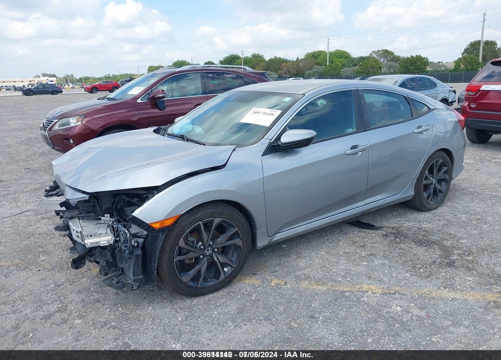 2020 HONDA CIVIC SPORT VIN: 2HGFC2F85LH562715