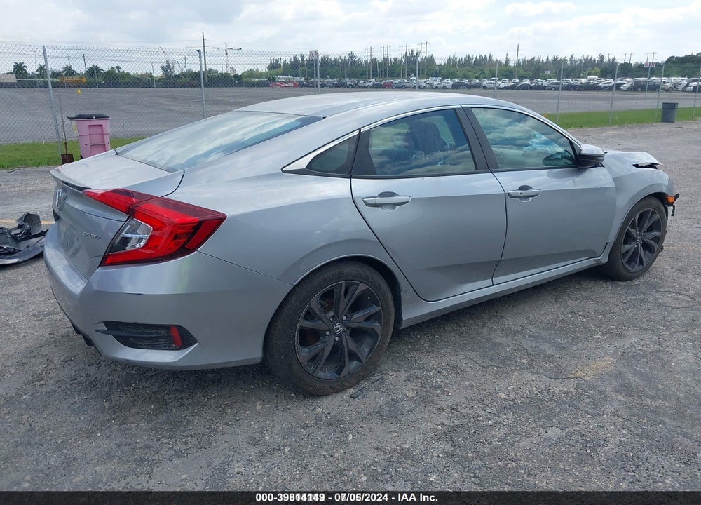 2020 HONDA CIVIC SPORT VIN: 2HGFC2F85LH562715