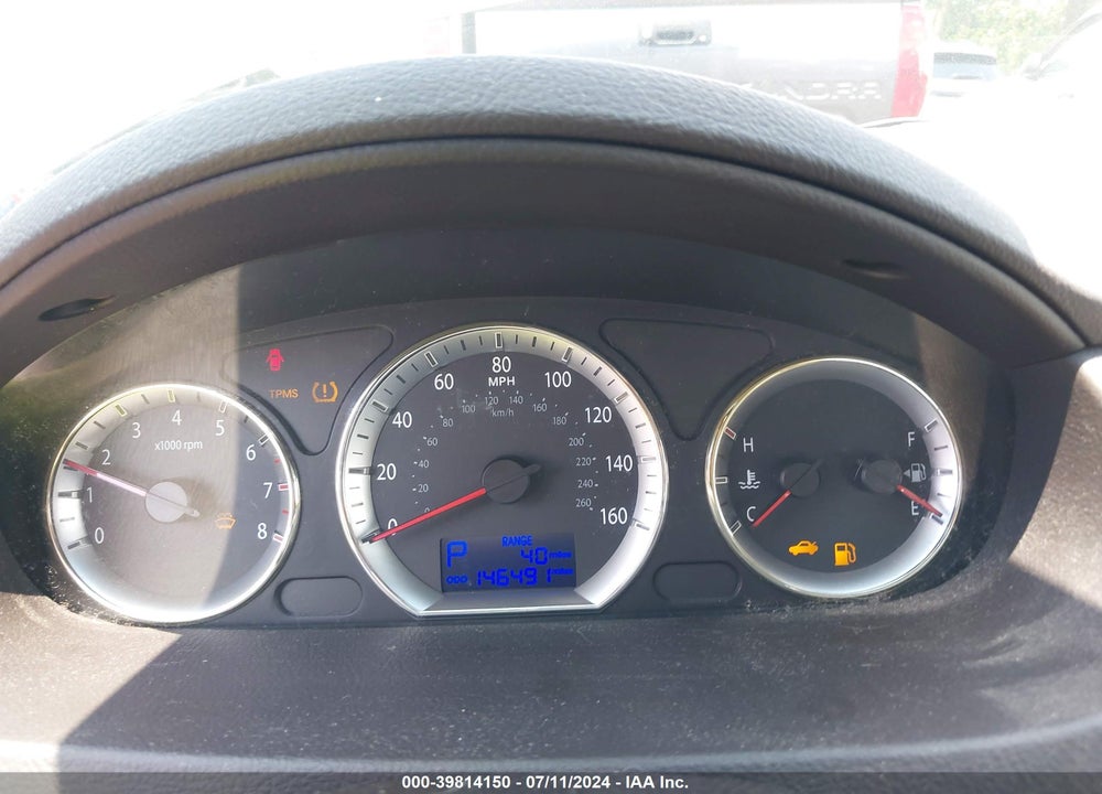 2009 HYUNDAI SONATA LIMITED V6 VIN: 5NPEU46F09H501614