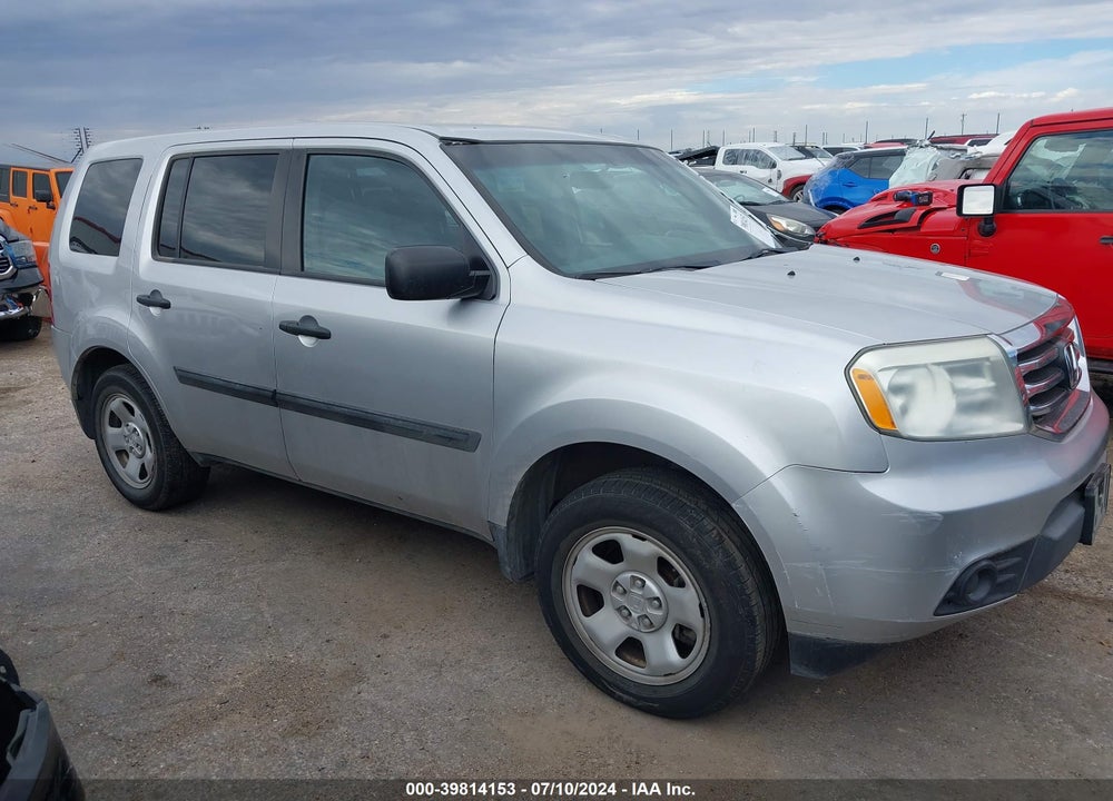 2013 HONDA PILOT LX VIN: 5FNYF3H23DB022977