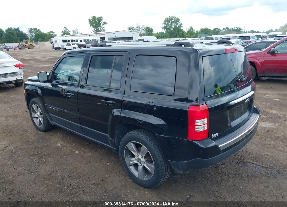 2017 JEEP PATRIOT HIGH ALTITUDE FWD VIN: 1C4NJPFA3HD158686