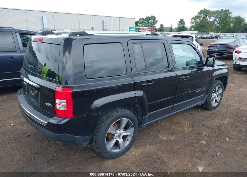 2017 JEEP PATRIOT HIGH ALTITUDE FWD VIN: 1C4NJPFA3HD158686