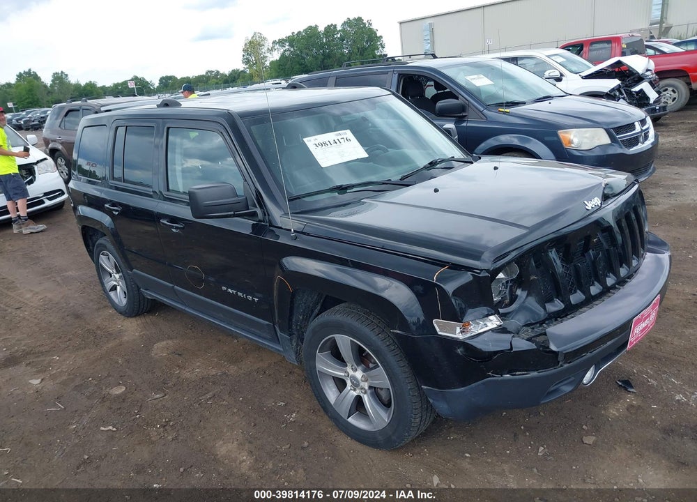 2017 JEEP PATRIOT HIGH ALTITUDE FWD VIN: 1C4NJPFA3HD158686