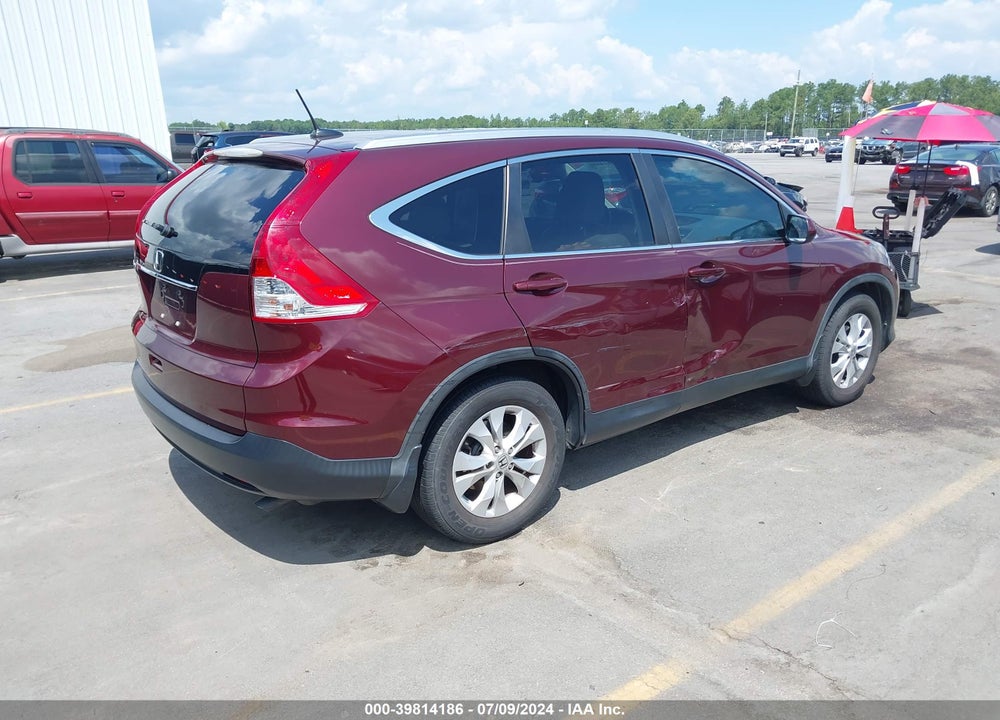 2014 HONDA CR-V EX-L VIN: 5J6RM3H79EL009651