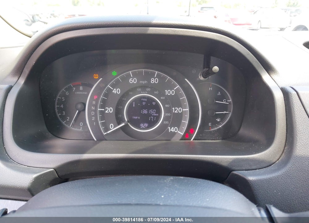 2014 HONDA CR-V EX-L VIN: 5J6RM3H79EL009651