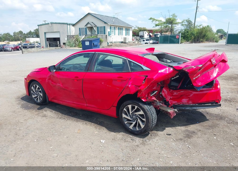 2017 HONDA CIVIC EX VIN: 2HGFC2F71HH573306