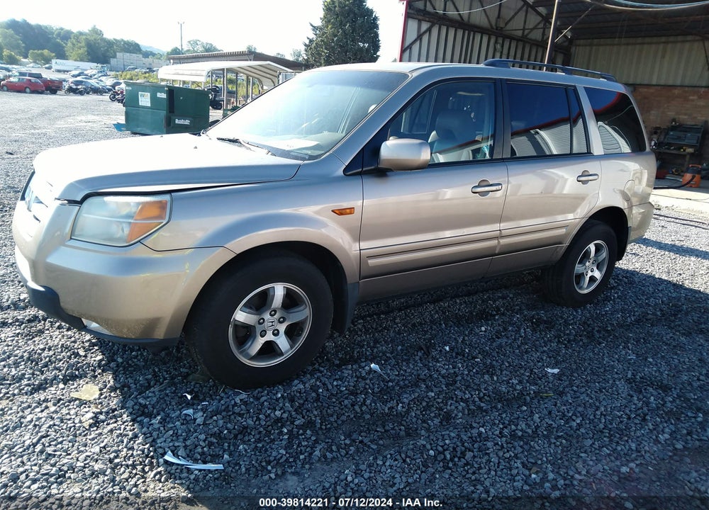2007 HONDA PILOT EX-L VIN: 5FNYF186X7B007582