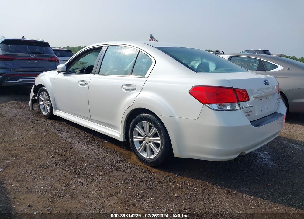 2012 SUBARU LEGACY 2.5I VIN: 4S3BMBA64C3035705