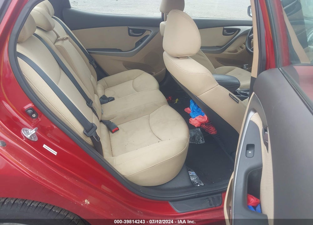 2012 HYUNDAI ELANTRA GLS (ULSAN PLANT) VIN: KMHDH4AE1CU271010
