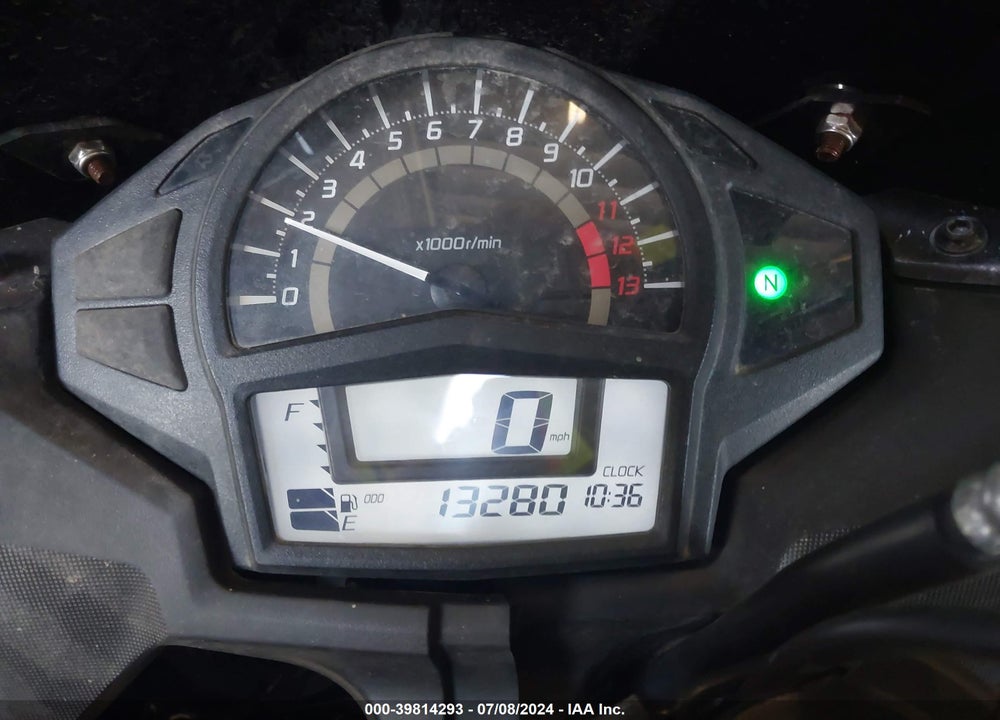 2012 KAWASAKI EX650 EC VIN: JKAEXEE12CDA05355