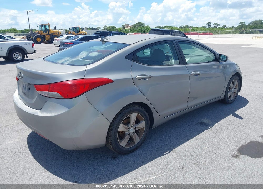 2011 HYUNDAI ELANTRA GLS (ULSAN PLANT) VIN: KMHDH4AE7BU113124