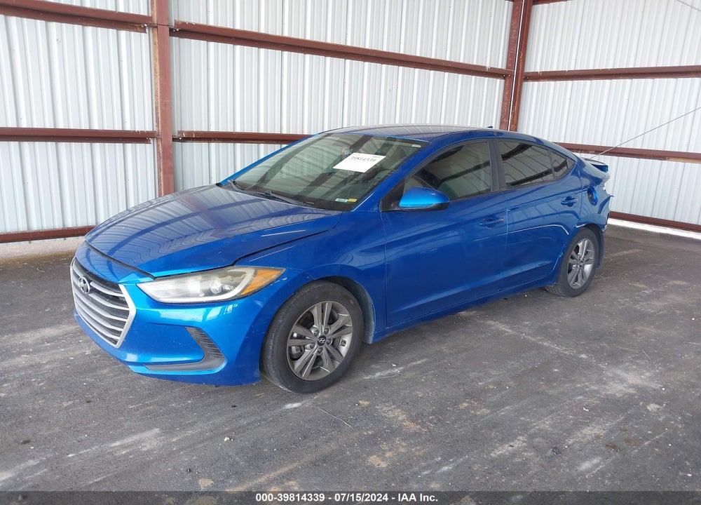 2017 HYUNDAI ELANTRA SE VIN: KMHD84LF9HU167975