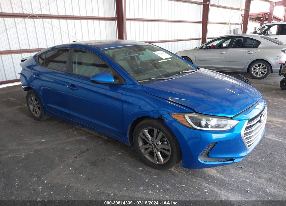 2017 HYUNDAI ELANTRA SE VIN: KMHD84LF9HU167975