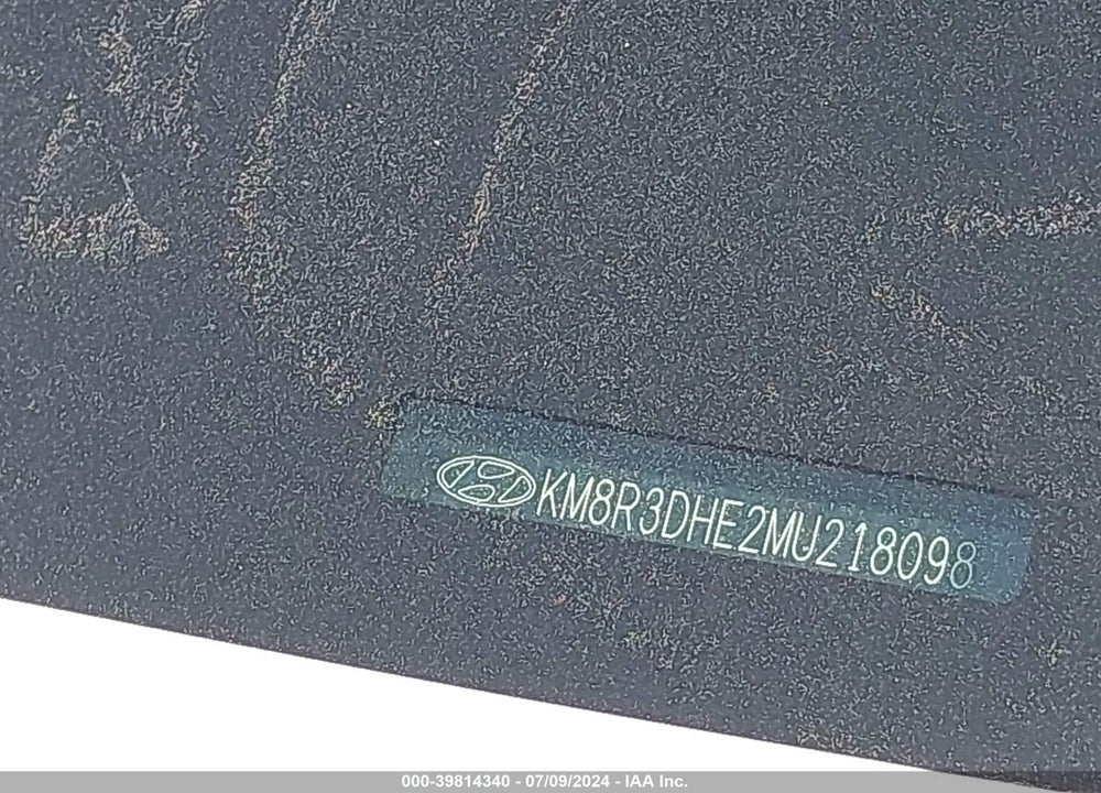 2021 HYUNDAI PALISADE SEL VIN: KM8R3DHE2MU218098