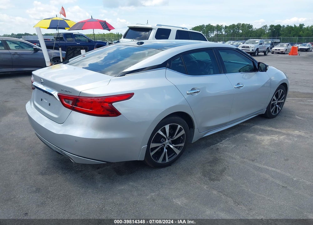 2016 NISSAN MAXIMA 3.5 PLATINUM VIN: 1N4AA6AP4GC406085