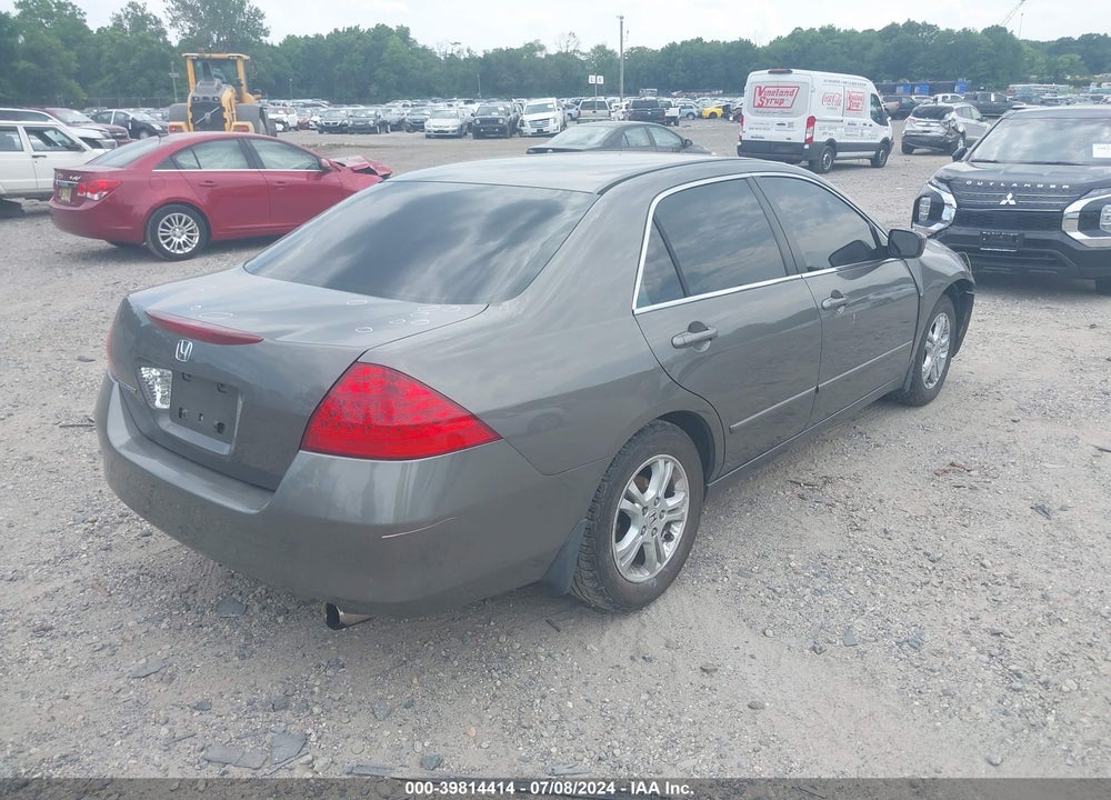 2006 HONDA ACCORD 2.4 EX VIN: 1HGCM56766A168927