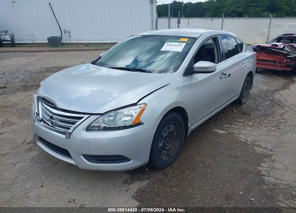 2015 NISSAN SENTRA SV VIN: 3N1AB7AP9FY383358