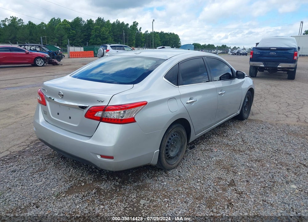 2015 NISSAN SENTRA SV VIN: 3N1AB7AP9FY383358
