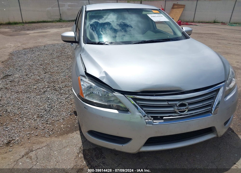 2015 NISSAN SENTRA SV VIN: 3N1AB7AP9FY383358