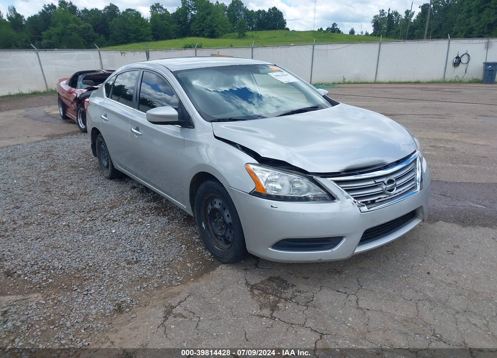 2015 NISSAN SENTRA SV VIN: 3N1AB7AP9FY383358