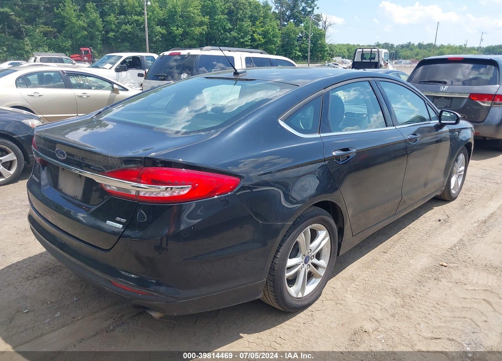 2018 FORD FUSION SE VIN: 3FA6P0HD7JR190349