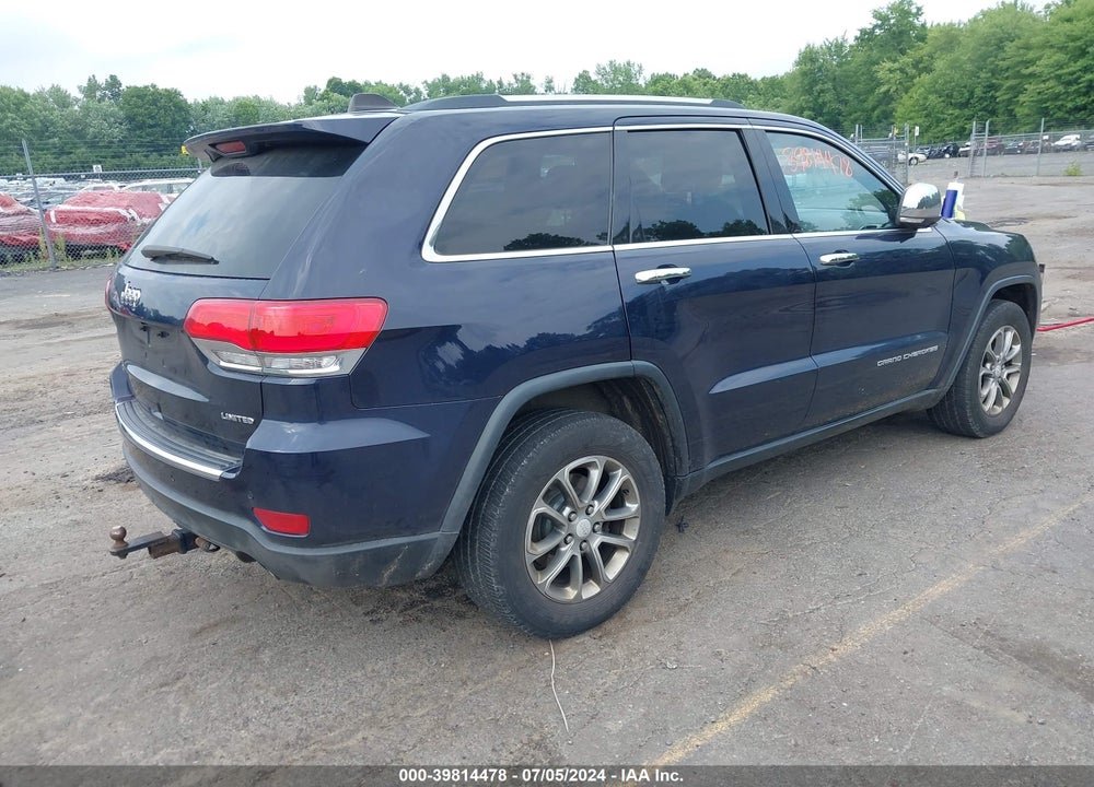 2014 JEEP GRAND CHEROKEE LIMITED VIN: 1C4RJFBG4EC328660