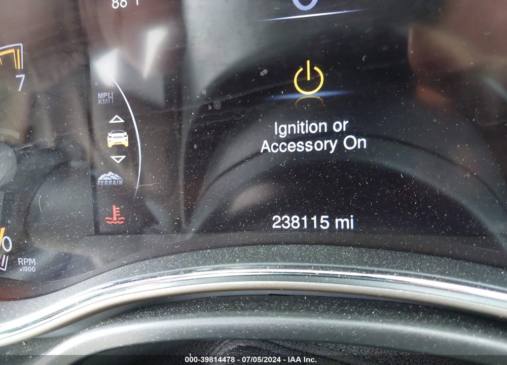 2014 JEEP GRAND CHEROKEE LIMITED VIN: 1C4RJFBG4EC328660