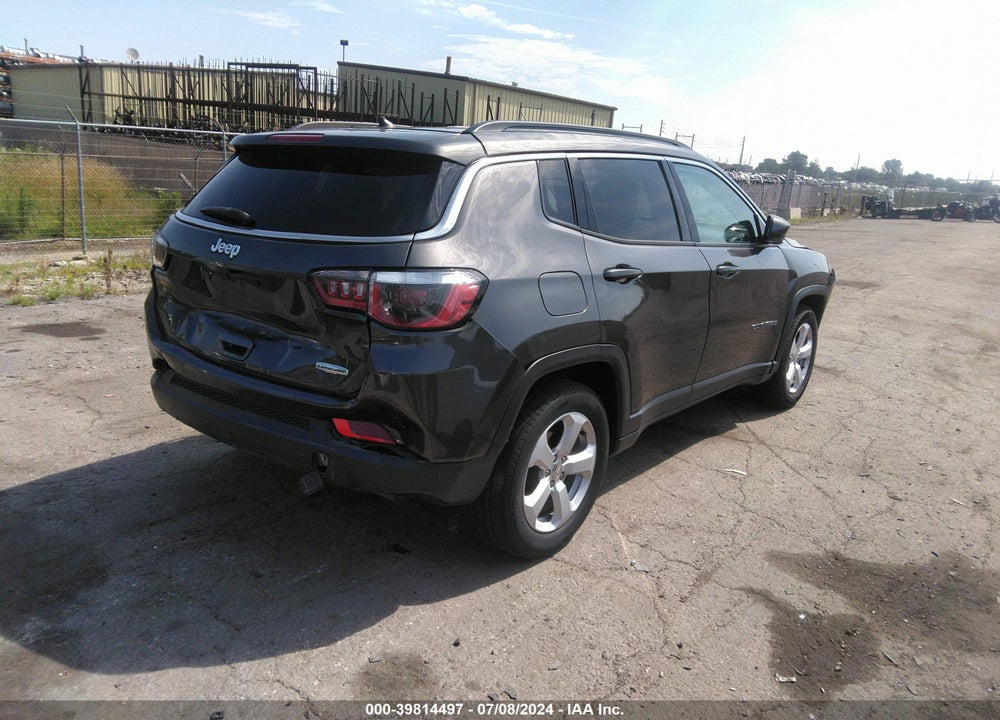 2018 JEEP COMPASS LATITUDE FWD VIN: 3C4NJCBB6JT186537