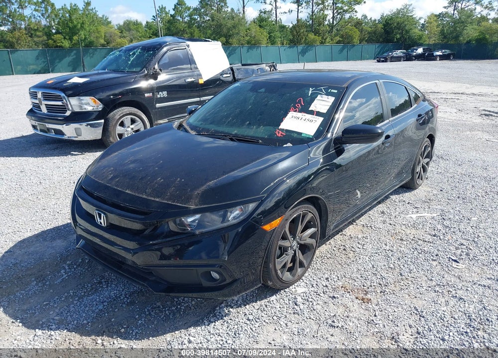 2020 HONDA CIVIC SPORT VIN: 19XFC2F86LE013521