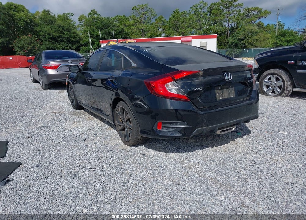 2020 HONDA CIVIC SPORT VIN: 19XFC2F86LE013521