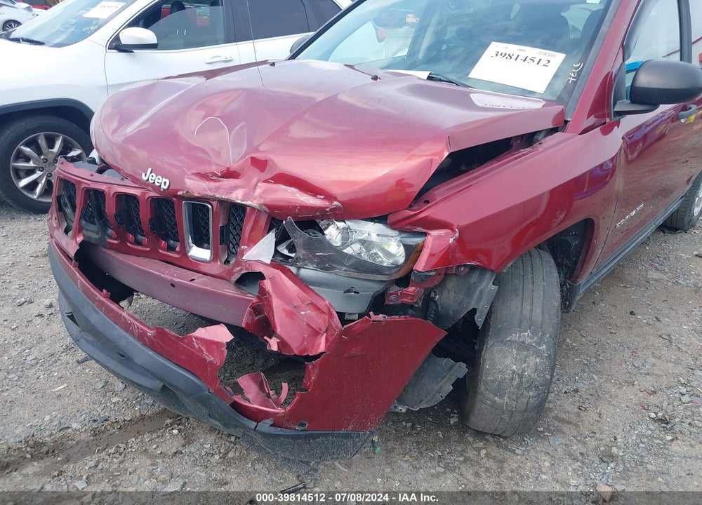 2016 JEEP COMPASS SPORT VIN: 1C4NJCBB0GD815711