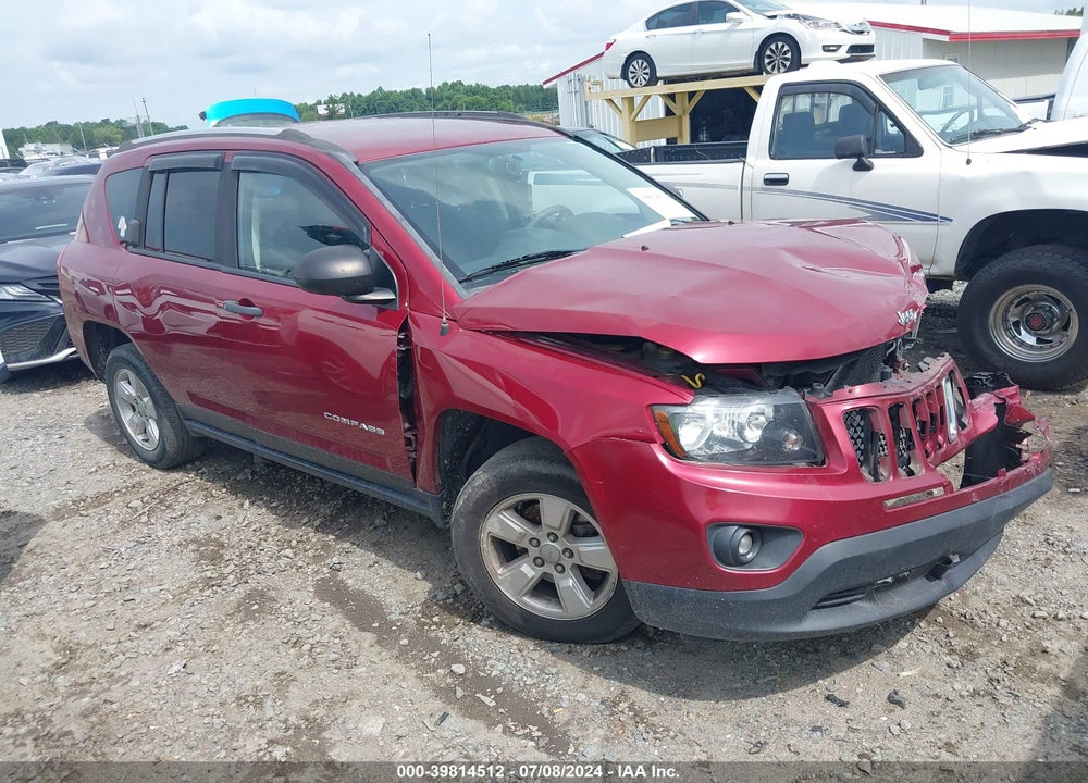2016 JEEP COMPASS SPORT VIN: 1C4NJCBB0GD815711