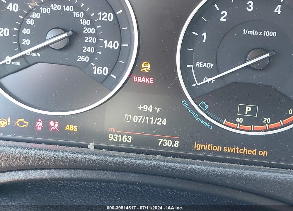 2015 BMW 328I XDRIVE VIN: WBA3B5G58FNS18833