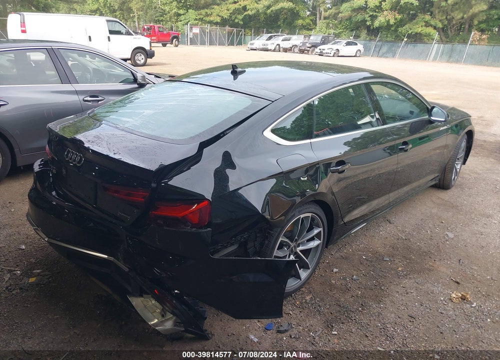 2024 AUDI A5 SPORTBACK PREMIUM 45 TFSI S LINE QUATTRO S TRONIC VIN: WAUDACF59RA021193