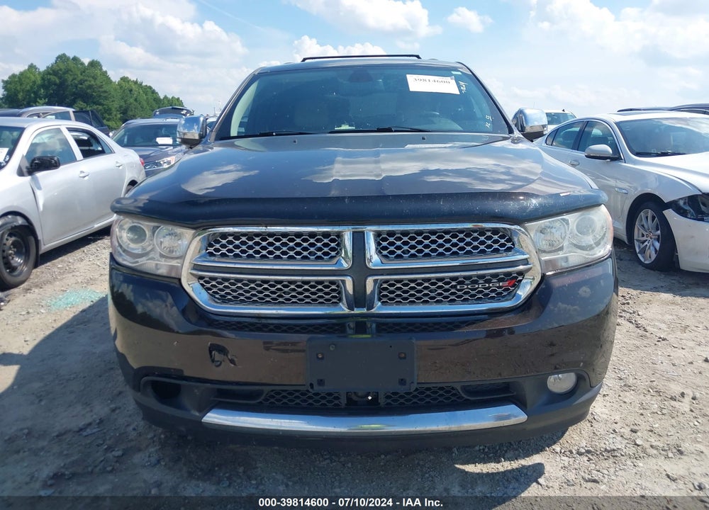 2012 DODGE DURANGO CITADEL VIN: 1C4SDJET7CC306024