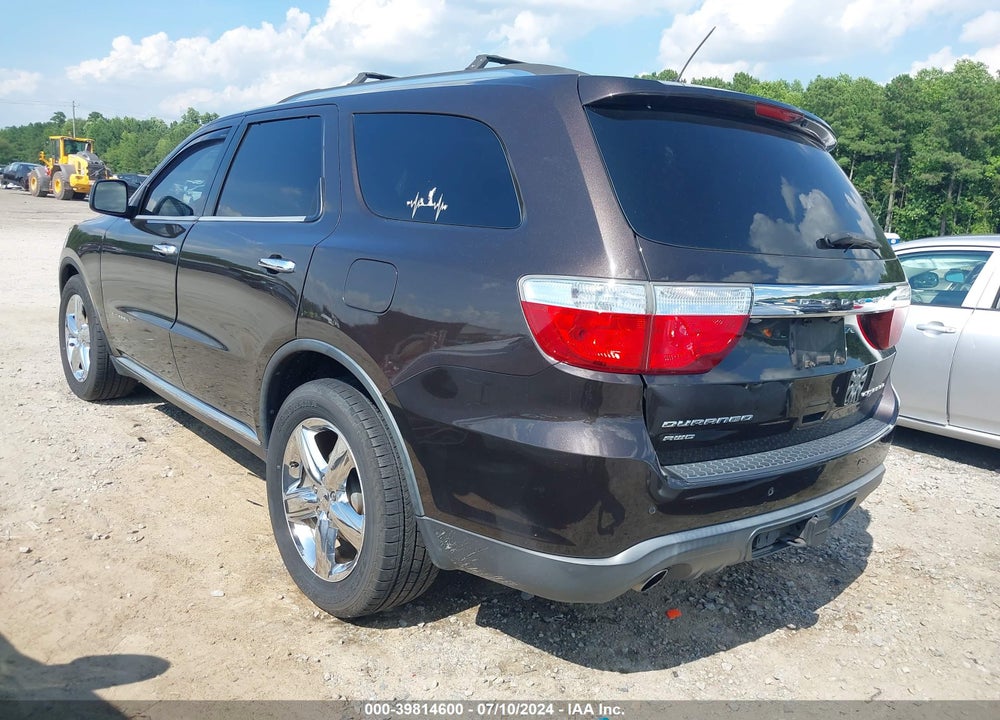 2012 DODGE DURANGO CITADEL VIN: 1C4SDJET7CC306024