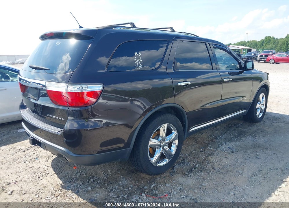 2012 DODGE DURANGO CITADEL VIN: 1C4SDJET7CC306024
