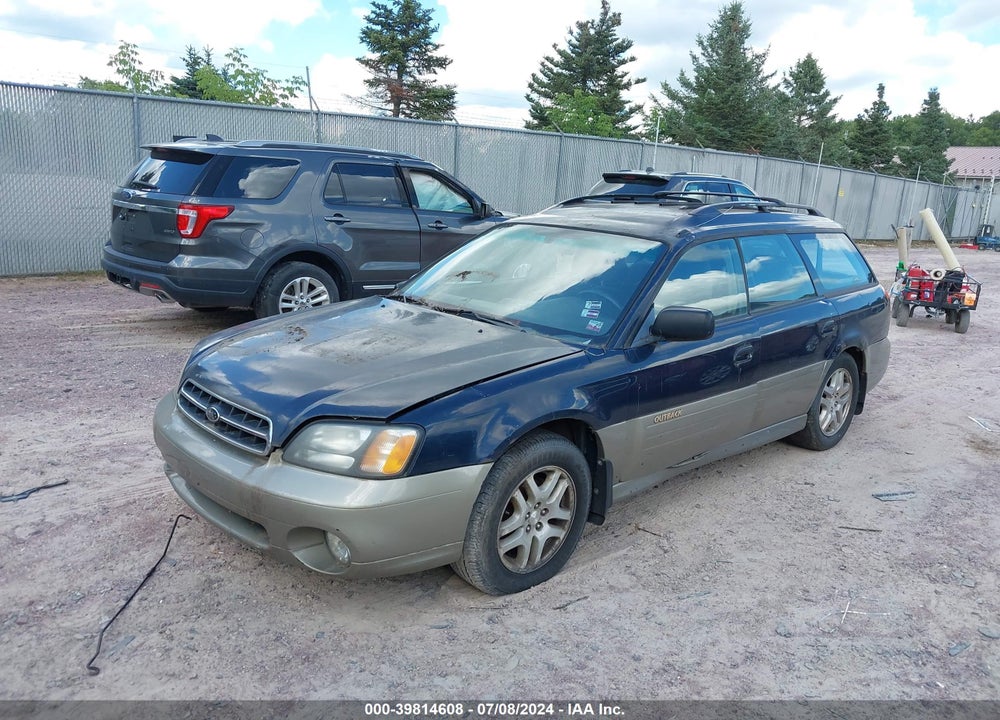 2000 SUBARU OUTBACK VIN: 4S3BH6754Y7616485
