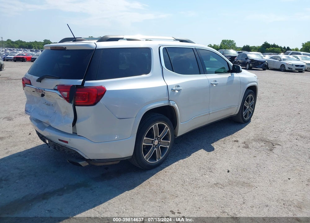 2018 GMC ACADIA DENALI VIN: 1GKKNPLS0JZ110614
