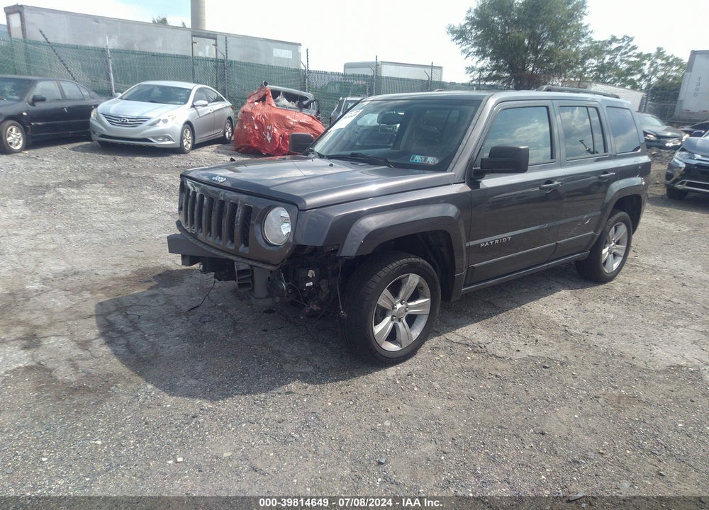 2016 JEEP PATRIOT LATITUDE VIN: 1C4NJRFB2GD595548