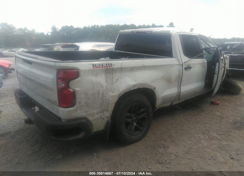 2021 CHEVROLET SILVERADO 1500 4WD  SHORT BED CUSTOM TRAIL BOSS/4WD  STANDARD BED CUSTOM TRAIL BOSS VIN: 1GCPYCEF2MZ360023
