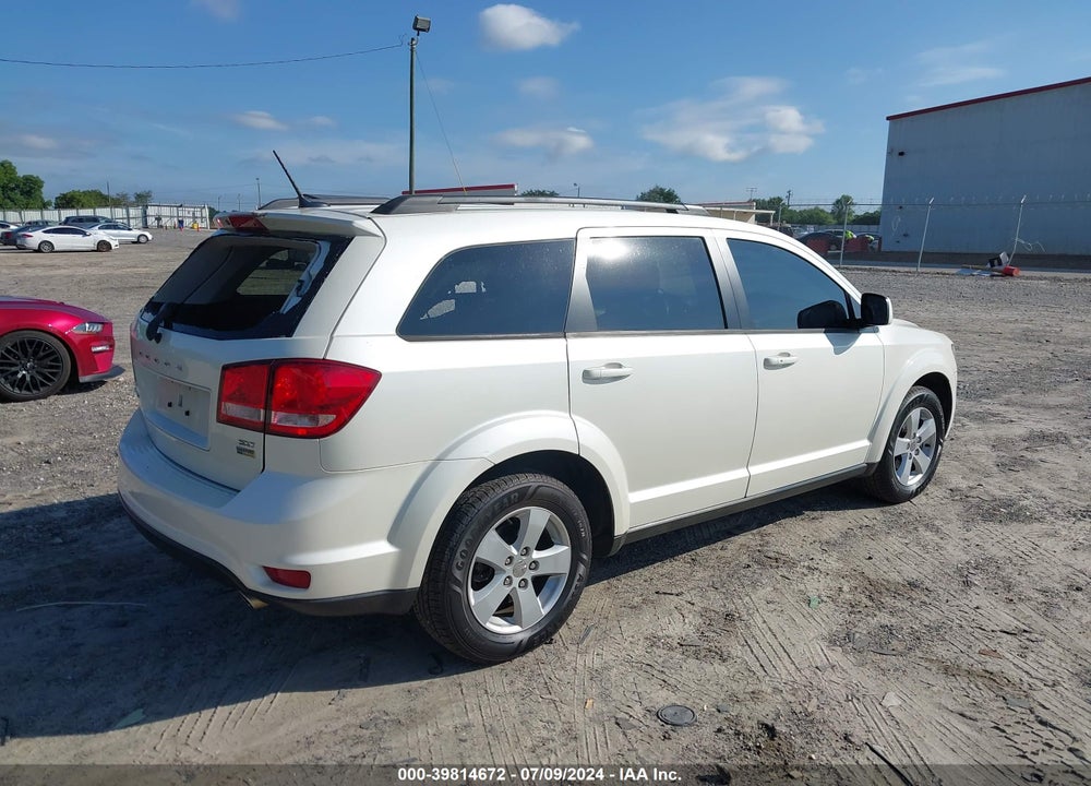 2012 DODGE JOURNEY SXT VIN: 3C4PDCBG8CT289392