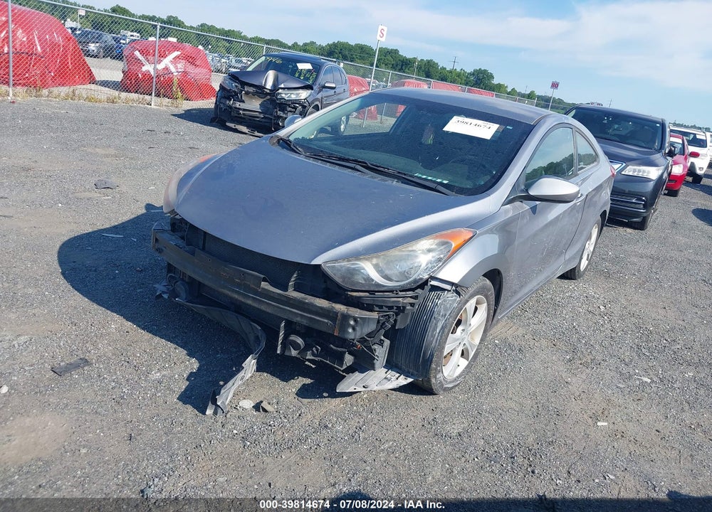 2013 HYUNDAI ELANTRA GS VIN: KMHDH6AE0DU011727