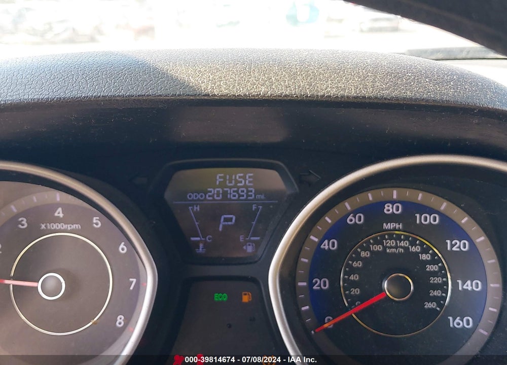 2013 HYUNDAI ELANTRA GS VIN: KMHDH6AE0DU011727