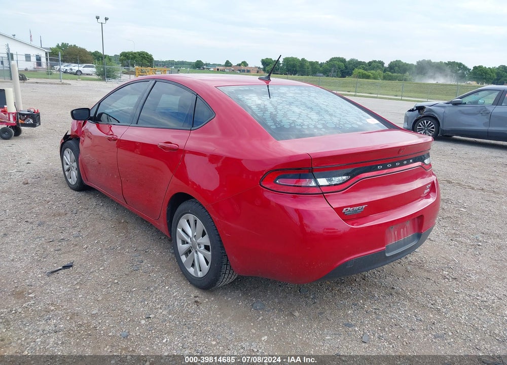 2014 DODGE DART SXT VIN: 1C3CDFBB8ED867105