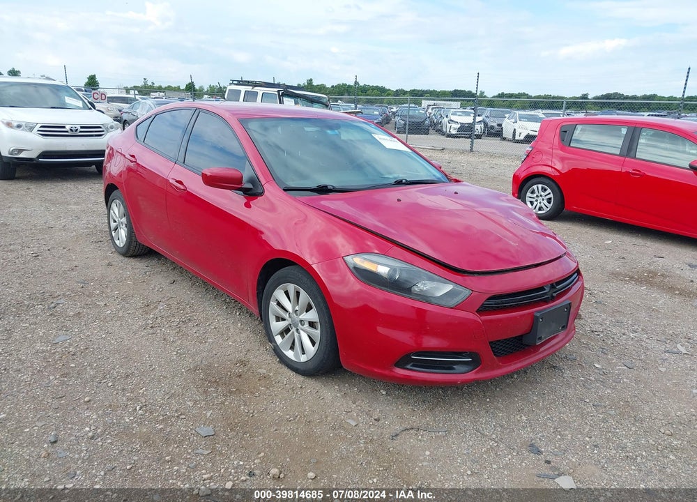 2014 DODGE DART SXT VIN: 1C3CDFBB8ED867105