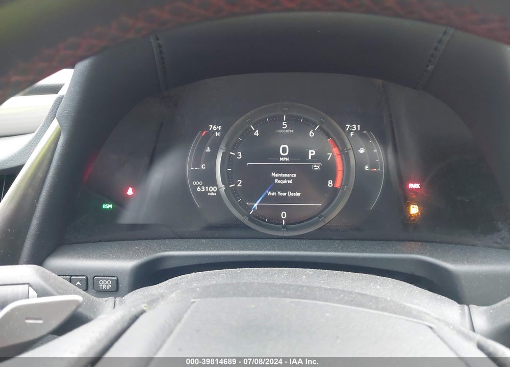 2019 LEXUS ES 350 F-SPORT VIN: 58ABZ1B17KU010907