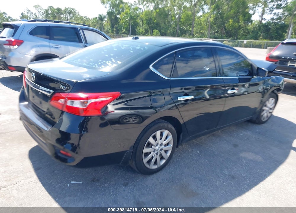2016 NISSAN SENTRA SV VIN: 3N1AB7AP6GY316136