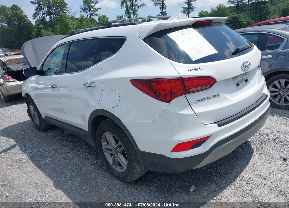 2017 HYUNDAI SANTA FE SPORT 2.4L VIN: 5NMZU3LB8HH015531
